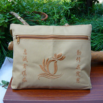 Sea Green Bag Monk Clothing Monk Bag Three Clothes Bag Towards Mountain Bag Gese Bag Double Shoulder Bag Sea Green Bag Fragrant Bag Fragrant Bag