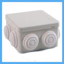 85 * 85 * 50 MM waterproof junction box with own hole rubber case outdoor junction box IP55 cable junction