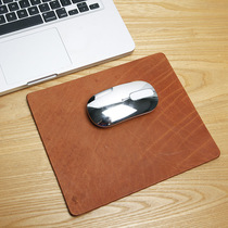 LAN original pure cowhide mouse pad Genuine leather thick mouse pad Whole cowhide big game office custom