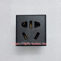 16A three flat hole module socket Cabinet socket 220V electrical socket 15A power flapper accessories