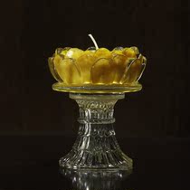 Buddhist supplies lamp ghee lamp 13 hours tall lotus cup butter wax