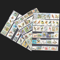 Foreign stamps Bird songbird stamps 100 non-repeating large-scale thematic stamps Full of 100