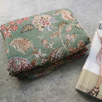 Scarf spring summer autumn and winter red dark pattern organ pleated comorbiaceae floral shawl female comfortable Joker medium thick