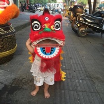 Folk craft children lion head children lion dance kindergarten performance props Nanxing Lion Gong drum Hi-hat gift