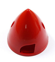 Fairing for model aircraft fixed wing propeller 45mm diameter red black and white