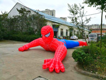 Custom inflatable climbing wall spider-man character doll doll shop celebration opening celebration wedding supplies cartoon air mold