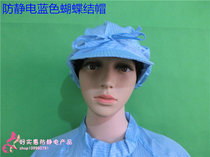 Blue anti-static butterfly cap electrostatic cap bow cap clean cap sterile cap