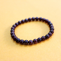 Fuxin natural agate garnet bracelet womens red Korean crystal beads birthday gift mens bracelet