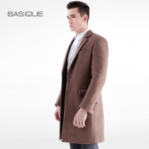 Yuanben fix the wool what about the long section of the mens winter Inn business and the chic coat curly