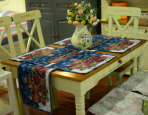 Foreign trade American country European Mediterranean style table mat table flag tablecloth bear gift car table flag placemat same model
