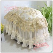  New high-end lace cover towel dust cover universal oval square cover rice cooker rice cooker cover cloth beautiful