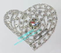 Big peach heart-shaped water diamond jewelry finished heart-shaped hand sewing drill clothes hat bag sticking Diamond denim jacket decorative drill