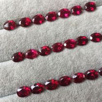 Flame fusion synthetic ruby A02AA-1 pigeon blood red can be customized ring pendant