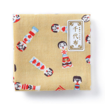 (Hesheng Beauty) Japanese-made Nakagawa Seiqi Store Japan Chiyo Bun Handkerchief Mustard Doll