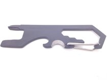 Ppel EDC Multi-functional climbing buckle Quick hanging buckle key button portable bottle opener Cut Rope Knife screwdriver