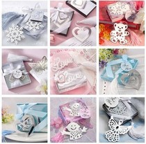  Special offer New products Wedding supplies Wedding return gift Wedding gift creative student small gift gift box Stainless steel bookmark
