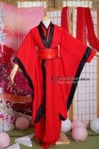 Arctic cosplay clothing rental red gorgeous costume women cos clothing wedding dress Jun Fu heavy snow Zhi spot