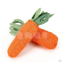 Chincho rabbit molars toy natural carrot loofah dog molars teeth clean teeth to Tartar toys single price