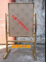 Hotel lobby welcome water sign Vertical billboard Poster display stand Stainless steel sign Outdoor advertising sign