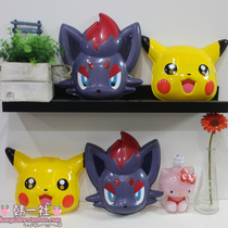 Japanese Pikachu Pokemon Halloween mask Children adult cartoon cute party props