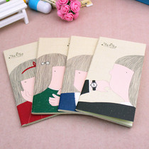 Korean creative stationery never forget 48K stitching book cute student notepad notebook diary
