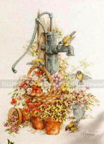 Cross stitch electronic figure redraw source file-Lanarte 34198 faucet