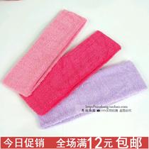 Candy color sports yoga hair band Hair band Hair ring wide headband Towel cloth sweat-absorbing face headscarf headgear Hair accessories