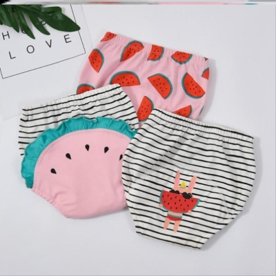 Baby Training Pee Learning Pants Waterproof Training Underwear 12 Months Pro Skin-care Baby Province Heart Thick health