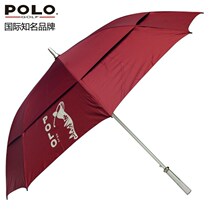 Golf Umbrella Double - layer wind - proof umbrella anti - UV - UV parasol anti - UVgolf metal handle