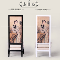 New Chinese style high back chair solid wood high feet light luxury bar Zen hotel club reception chair restaurant official hat decoration