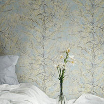 Dutch original imported wallpaper modern American oil painting style living room background porch study bedroom plain color wallpaper