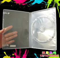 Soft rubber transparent 14mm DVD disc box single disc VCD rectangular disc box with film inserts
