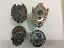 Plastic doorbell cat eye domestic two-in-one security door cat eye with doorbell integrated with back cover anti-peep