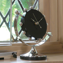 North Carmecca India imports modern brass coordinate clock creative personality ornament mute table clock alarm clock