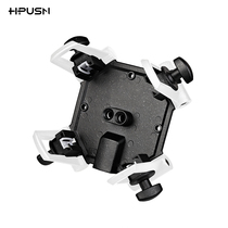 hpusn four lamp head folding SLR flash lamp holder Photographic lamp holder Hot shoe bracket Cold shoe base double umbrella hole