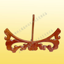 Solid wood carved wood bracket Plate bracket bracket base Tripod display stand Look at the plate frame Plate bracket pendulum frame