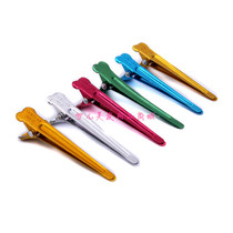 Special hot hairpin aluminum clip duckbill clip professional beauty hairpin positioning clip aluminum clip hand push corrugated clip