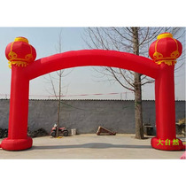 6 meters 8 meters 10 meters 12 meters custom column lantern door Inflatable opening arch celebration gas mold rainbow door