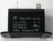 Second-hand Hongfa relay JQX-37F-12-1H 12V 30A250VAC low price promotion