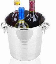 3L 5L 7L large red wine champagne bucket stainless steel ice bucket beer keg KTV bar ice bucket ice wine bucket