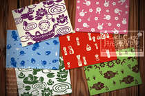 Japanese and style Edo style childrens Q picture frog fish rabbit jellyfish octopus doll card postcard