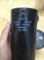 Original Japanese Nitsugong inverter 450V4700UF filter screw foot high-power capacitor