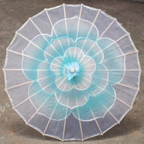 Dance Parachute Parachute Parachute Jasmine Love Transparent Umbrella Decoration Flower Umbrella Classical Dance Performance Craft Umbrella