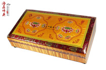 Haixin Buddha Buddhist supplies High-grade solid wood Lotus worship pad Worship pad Futon Lotus double worship pad