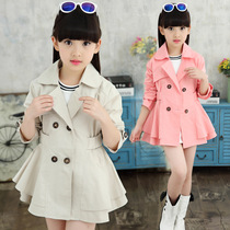 Childrens clothing 7-12 years old girls jackets Korean windbreaker 8 Spring and Autumn 10 childrens outerwear clothes 9 girls coats Big children