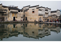 YC157 Anhui Hongcun Wannan ancient village Huizhou architecture high-definition photography picture inkjet printing electronic Gallery
