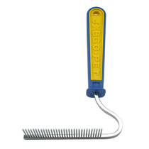 Pet Supplies Bend handle Dog rake comb Row comb Dog comb Large and medium-sized dog comb Dog comb Cat comb
