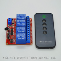 433M wireless remote control switch 12V4 wireless learning module 4 key RF remote control wireless control switch