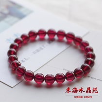 Natural Rare Purple Rose Red Pomegranate Stone Bracelet Purple Tooth Pomegranate Stone Bracelet To Send Girlfriends Mother