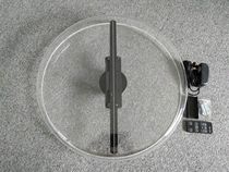 3D holographic projection fan 3D imaging VR advertising LED fan 3D naked eye 35CM cool 3D effect rotation